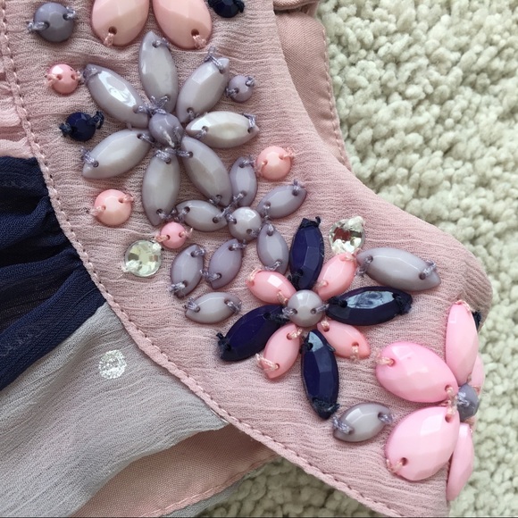 Monsoon: Girls Dress with Beading - Picture 5 of 6